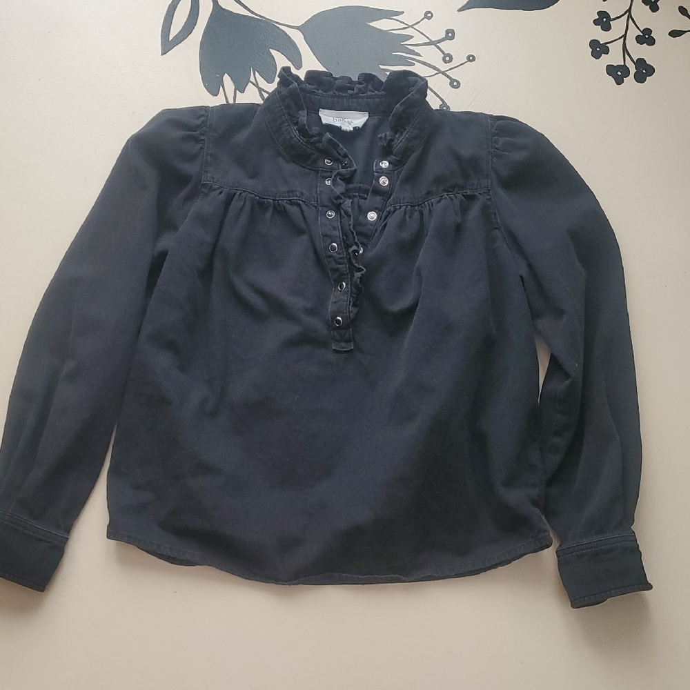 ba&sh Black Jeans Blouse